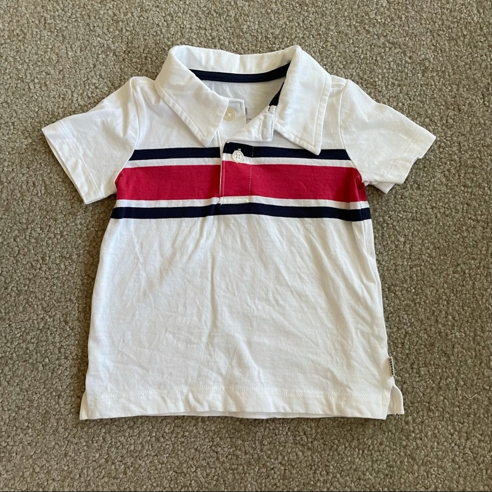 Baby Osh Kosh B’Gosh Short Sleeve Polo Shirt 9-12 Months